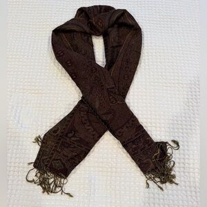 Brown/Black/Gold scarf